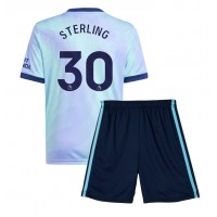 Arsenal Raheem Sterling #30 Tretí Detský futbalový dres 2024-25 Krátky Rukáv (+ trenírky)